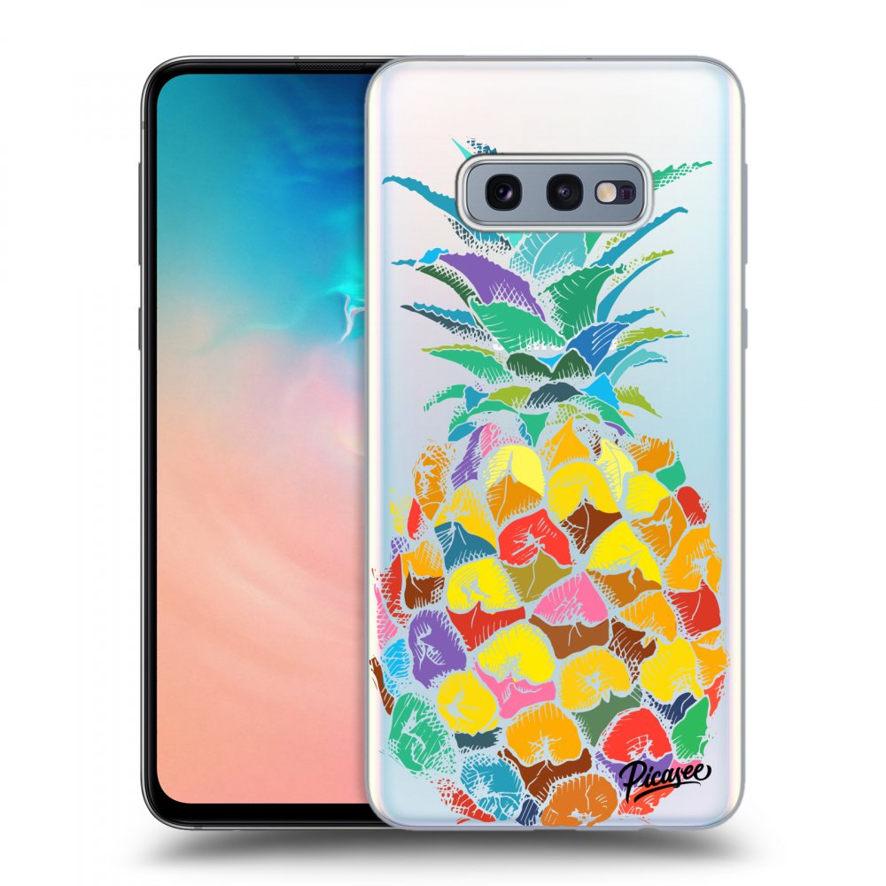 Picasee silikónový prehľadný obal pre Samsung Galaxy S10e G970 - Pineapple