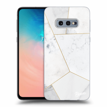 Obal pre Samsung Galaxy S10e G970 - White tile