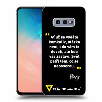 Obal pre Samsung Galaxy S10e G970 - Kazma - SVĚT PATŘÍ TĚM, CO SE NEPOSEROU