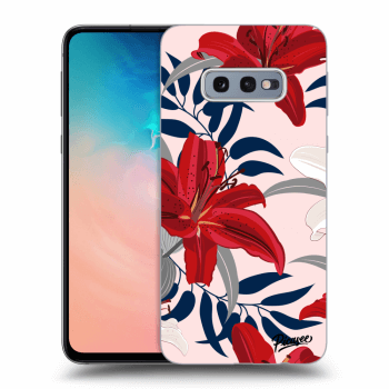 Obal pre Samsung Galaxy S10e G970 - Red Lily