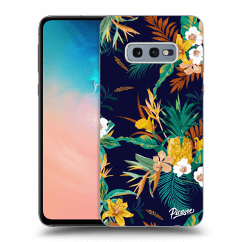 Picasee silikónový prehľadný obal pre Samsung Galaxy S10e G970 - Pineapple Color