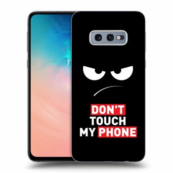 Picasee ULTIMATE CASE pro Samsung Galaxy S10e G970 - Angry Eyes - Transparent