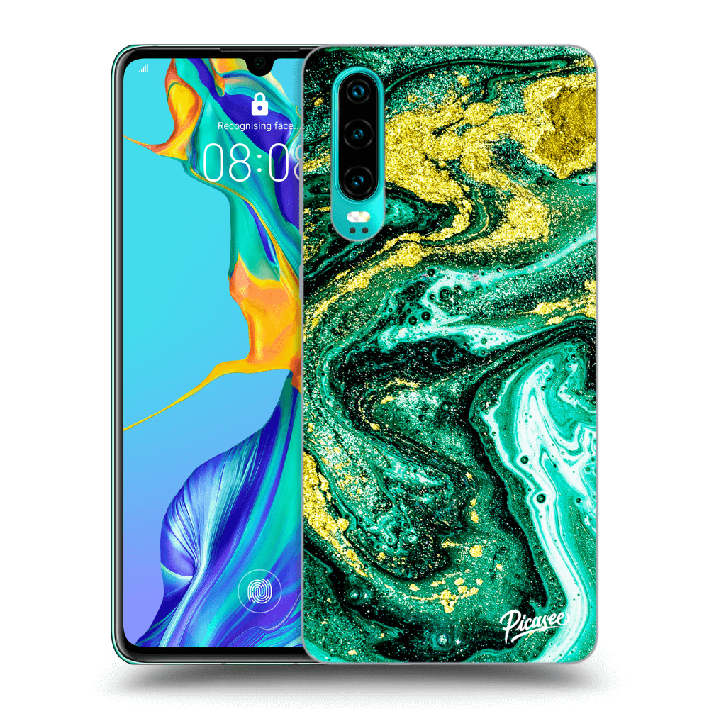 Picasee ULTIMATE CASE pro Huawei P30 - Green Gold