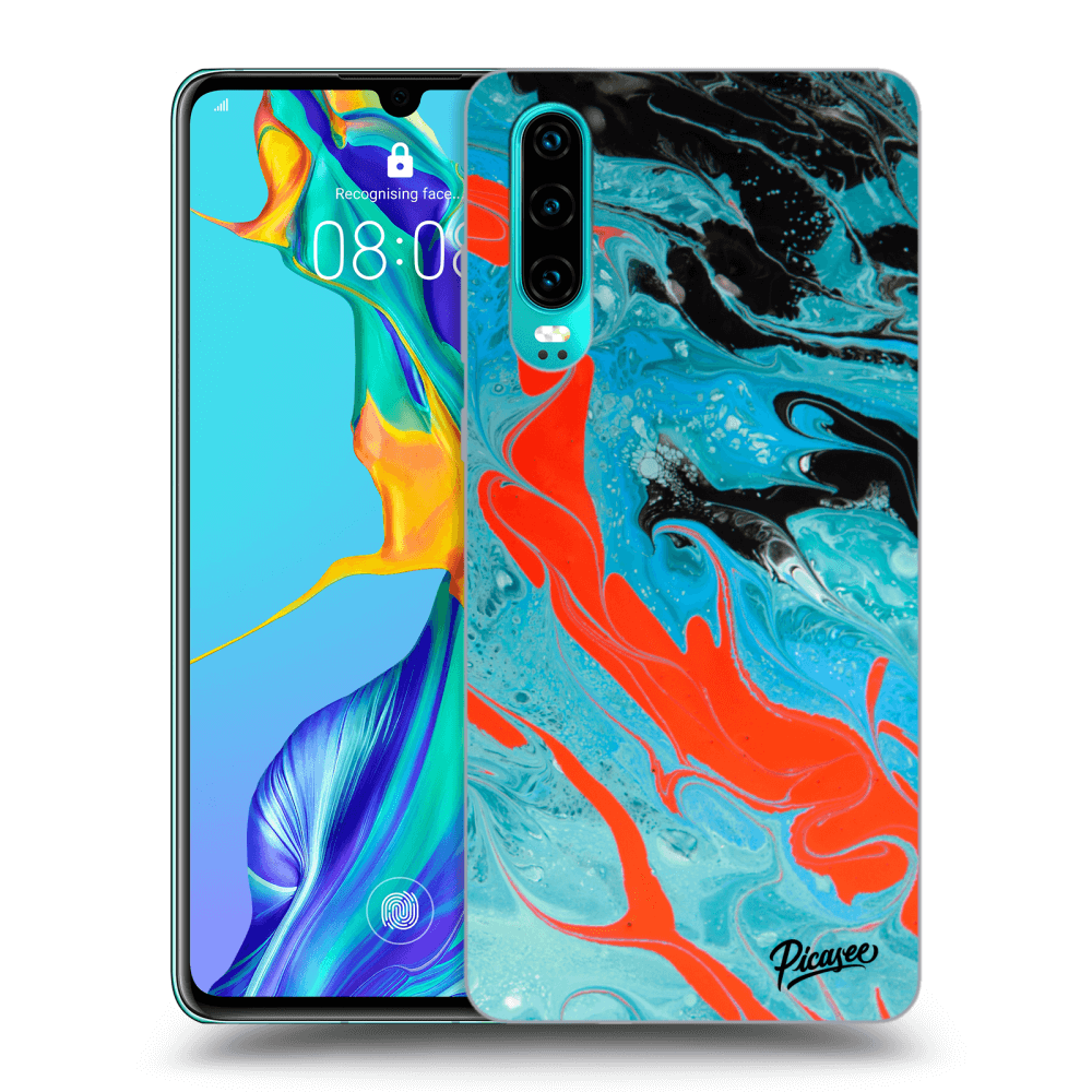 Picasee ULTIMATE CASE pro Huawei P30 - Blue Magma