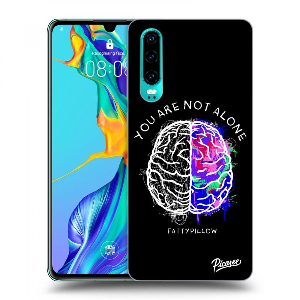 Picasee ULTIMATE CASE pro Huawei P30 - Brain - White