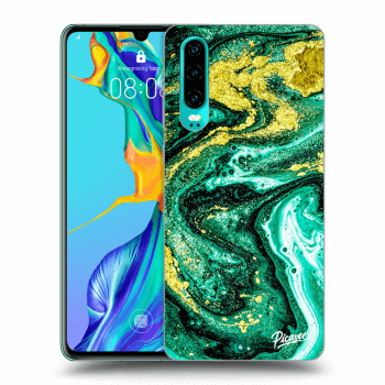 Obal pre Huawei P30 - Green Gold