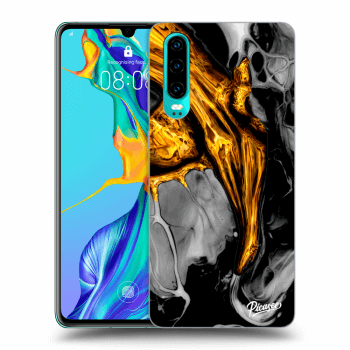 Obal pre Huawei P30 - Black Gold