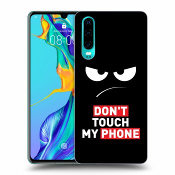 Obal pre Huawei P30 - Angry Eyes - Transparent