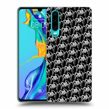 Obal pre Huawei P30 - Separ - White On Black 2