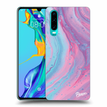 Obal pre Huawei P30 - Pink liquid