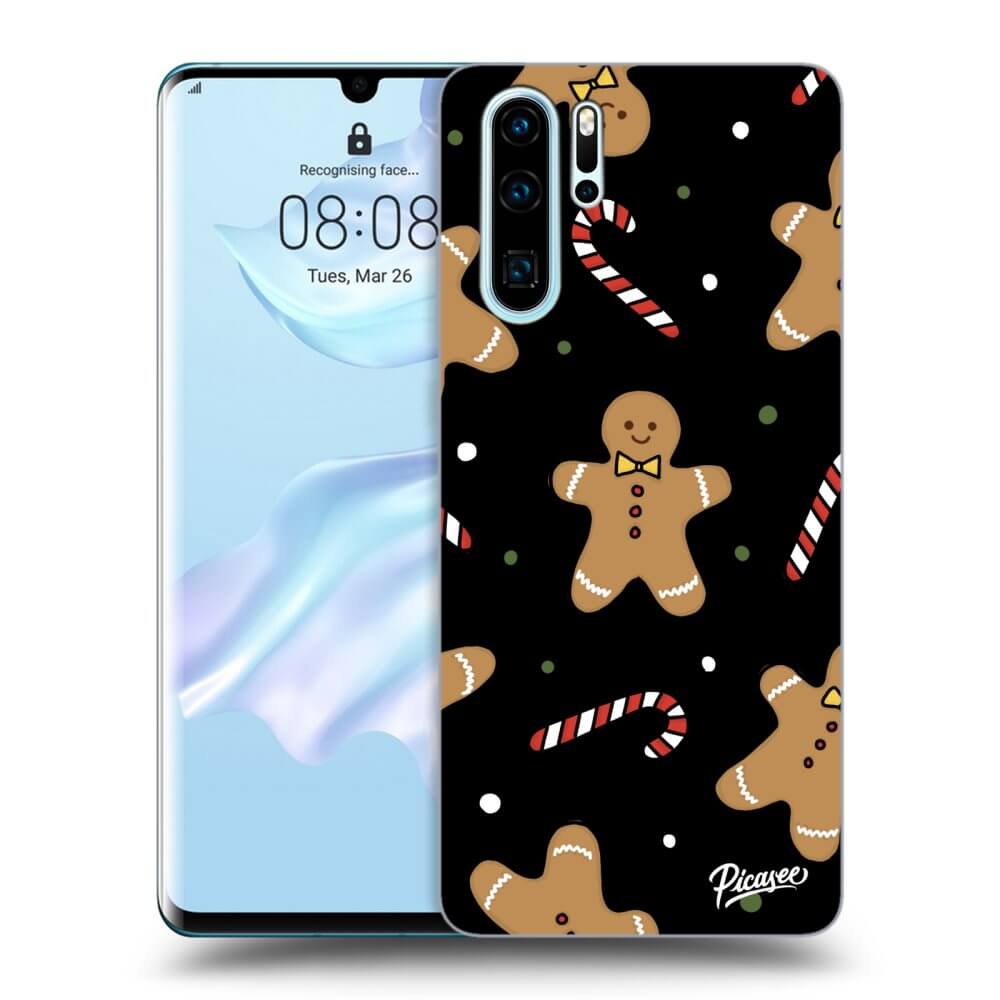 Picasee silikónový čierny obal pre Huawei P30 Pro - Gingerbread