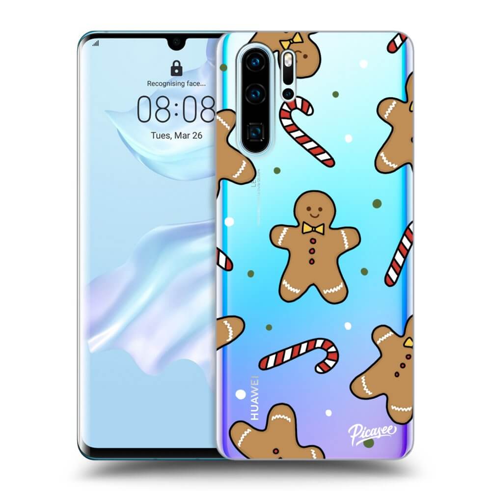 Picasee silikónový prehľadný obal pre Huawei P30 Pro - Gingerbread