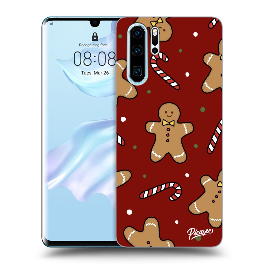 Picasee silikónový prehľadný obal pre Huawei P30 Pro - Gingerbread 2