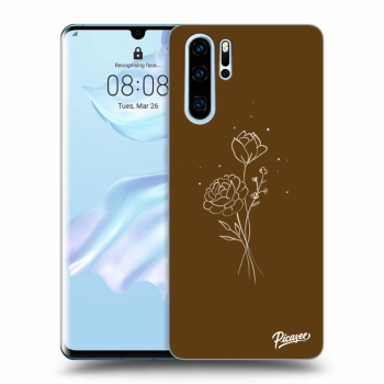 Picasee ULTIMATE CASE pro Huawei P30 Pro - Brown flowers