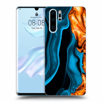 Picasee ULTIMATE CASE pro Huawei P30 Pro - Gold blue