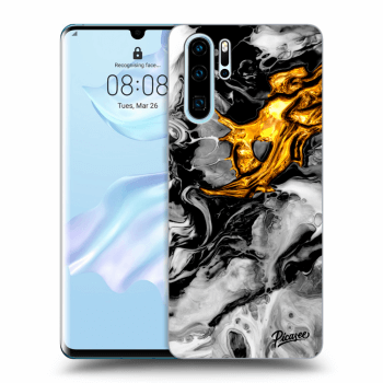 Obal pre Huawei P30 Pro - Black Gold 2