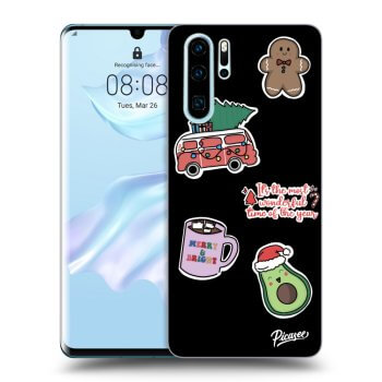 Obal pre Huawei P30 Pro - Christmas Stickers