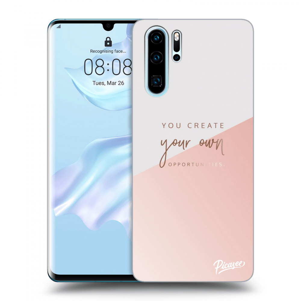 Picasee silikónový čierny obal pre Huawei P30 Pro - You create your own opportunities