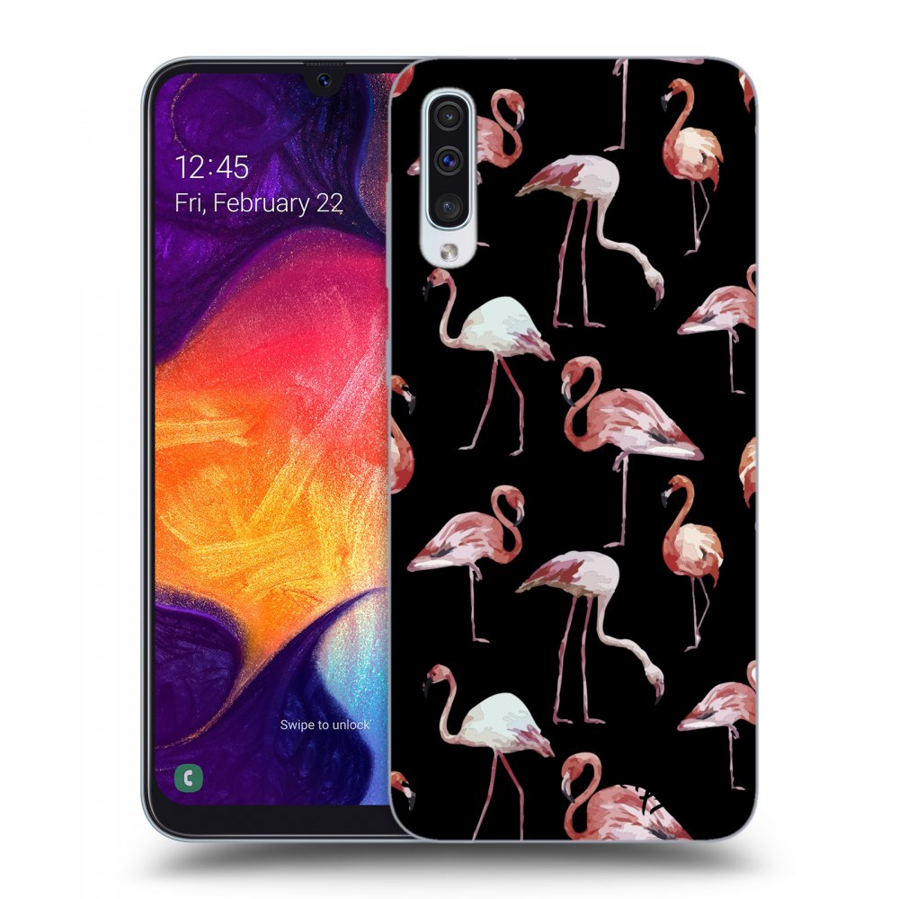 Picasee ULTIMATE CASE pro Samsung Galaxy A50 A505F - Flamingos