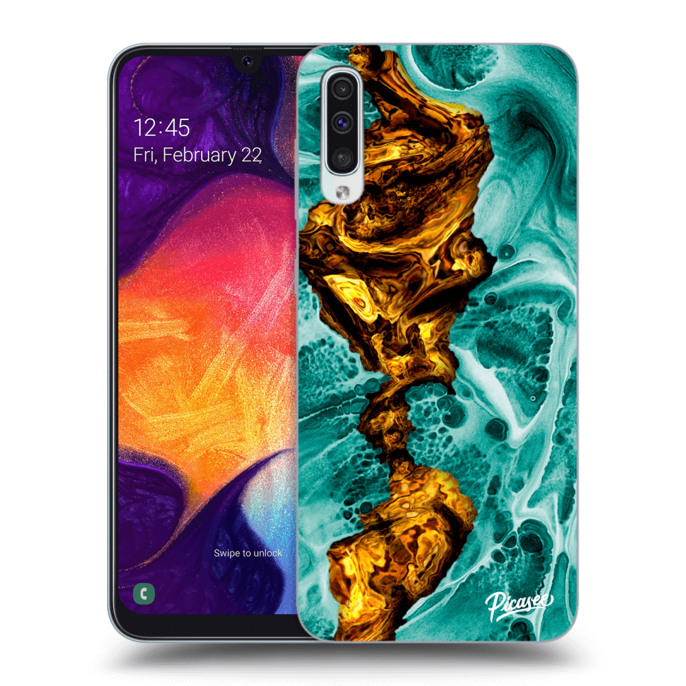 Picasee ULTIMATE CASE pro Samsung Galaxy A50 A505F - Goldsky