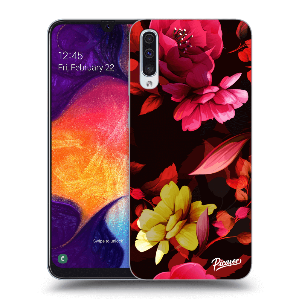Picasee ULTIMATE CASE pro Samsung Galaxy A50 A505F - Dark Peonny