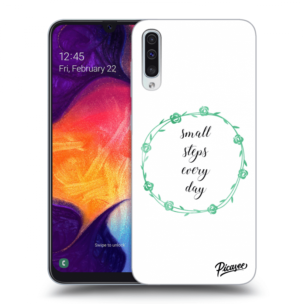 Picasee ULTIMATE CASE pro Samsung Galaxy A50 A505F - Small steps every day