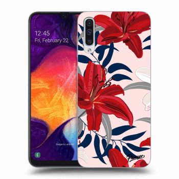 Obal pre Samsung Galaxy A50 A505F - Red Lily