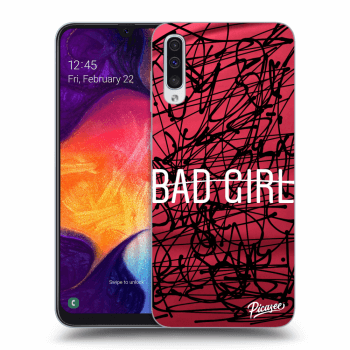 Picasee silikónový prehľadný obal pre Samsung Galaxy A50 A505F - Bad girl