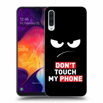 Picasee ULTIMATE CASE pro Samsung Galaxy A50 A505F - Angry Eyes - Transparent