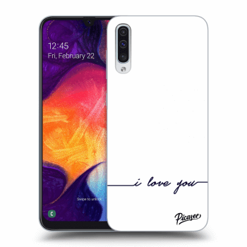 Picasee ULTIMATE CASE pro Samsung Galaxy A50 A505F - I love you
