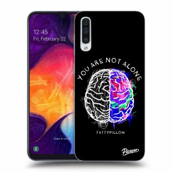 Obal pre Samsung Galaxy A50 A505F - Brain - White