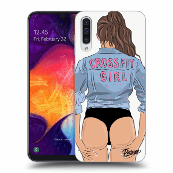 Picasee ULTIMATE CASE pro Samsung Galaxy A50 A505F - Crossfit girl - nickynellow