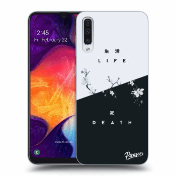 Picasee silikónový prehľadný obal pre Samsung Galaxy A50 A505F - Life - Death