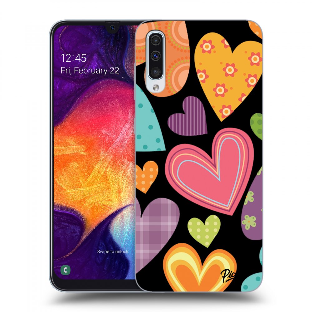 Picasee ULTIMATE CASE pro Samsung Galaxy A50 A505F - Colored heart