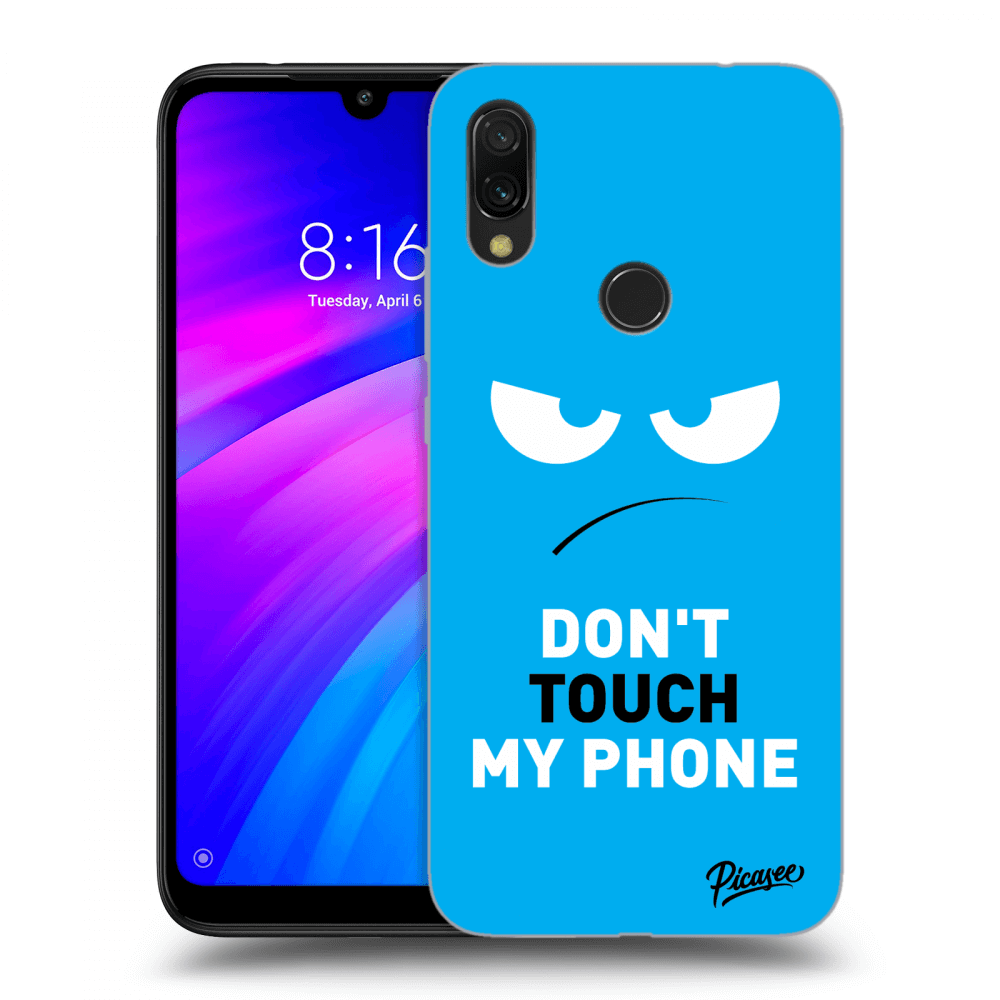 Picasee ULTIMATE CASE pro Xiaomi Redmi 7 - Angry Eyes - Blue