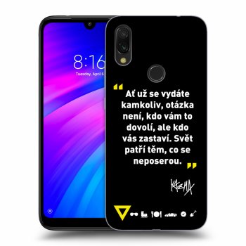 Obal pre Xiaomi Redmi 7 - Kazma - SVĚT PATŘÍ TĚM, CO SE NEPOSEROU