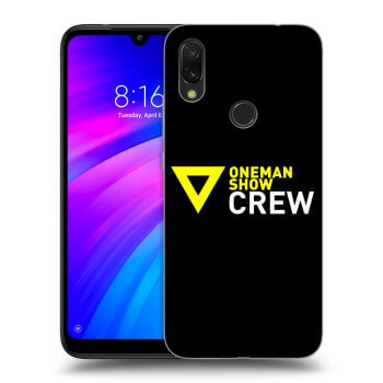 Picasee silikónový čierny obal pre Xiaomi Redmi 7 - ONEMANSHOW CREW