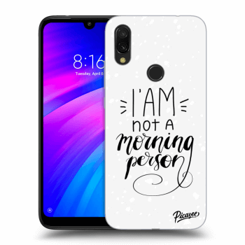 Picasee ULTIMATE CASE pro Xiaomi Redmi 7 - I am not a morning person