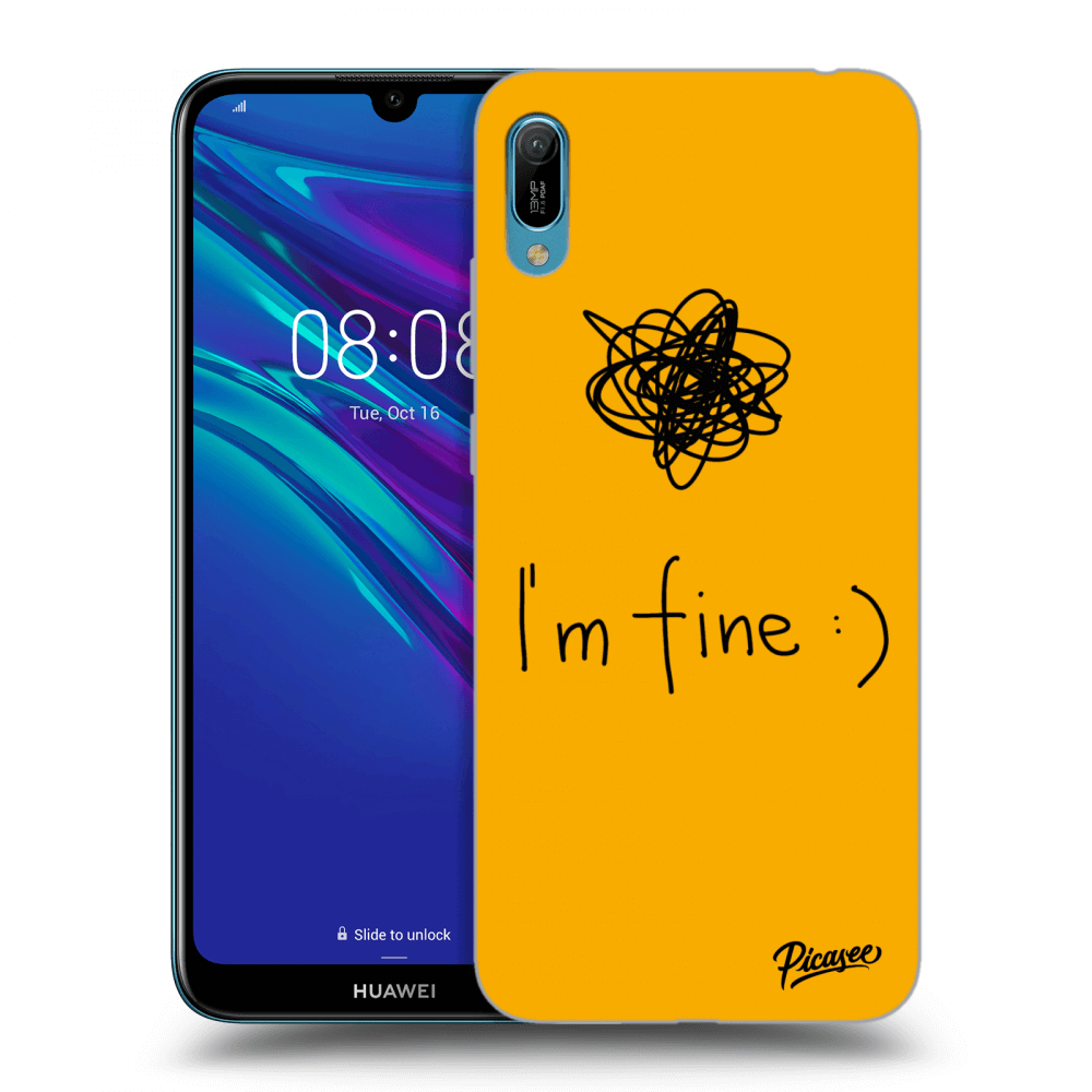 Picasee ULTIMATE CASE pro Huawei Y6 2019 - I am fine