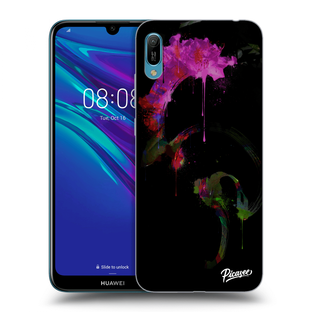 Picasee ULTIMATE CASE pro Huawei Y6 2019 - Peony black