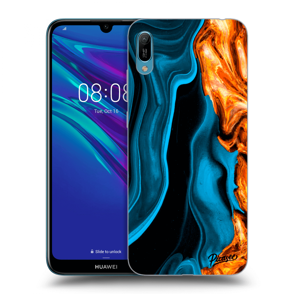 Picasee ULTIMATE CASE pro Huawei Y6 2019 - Gold blue