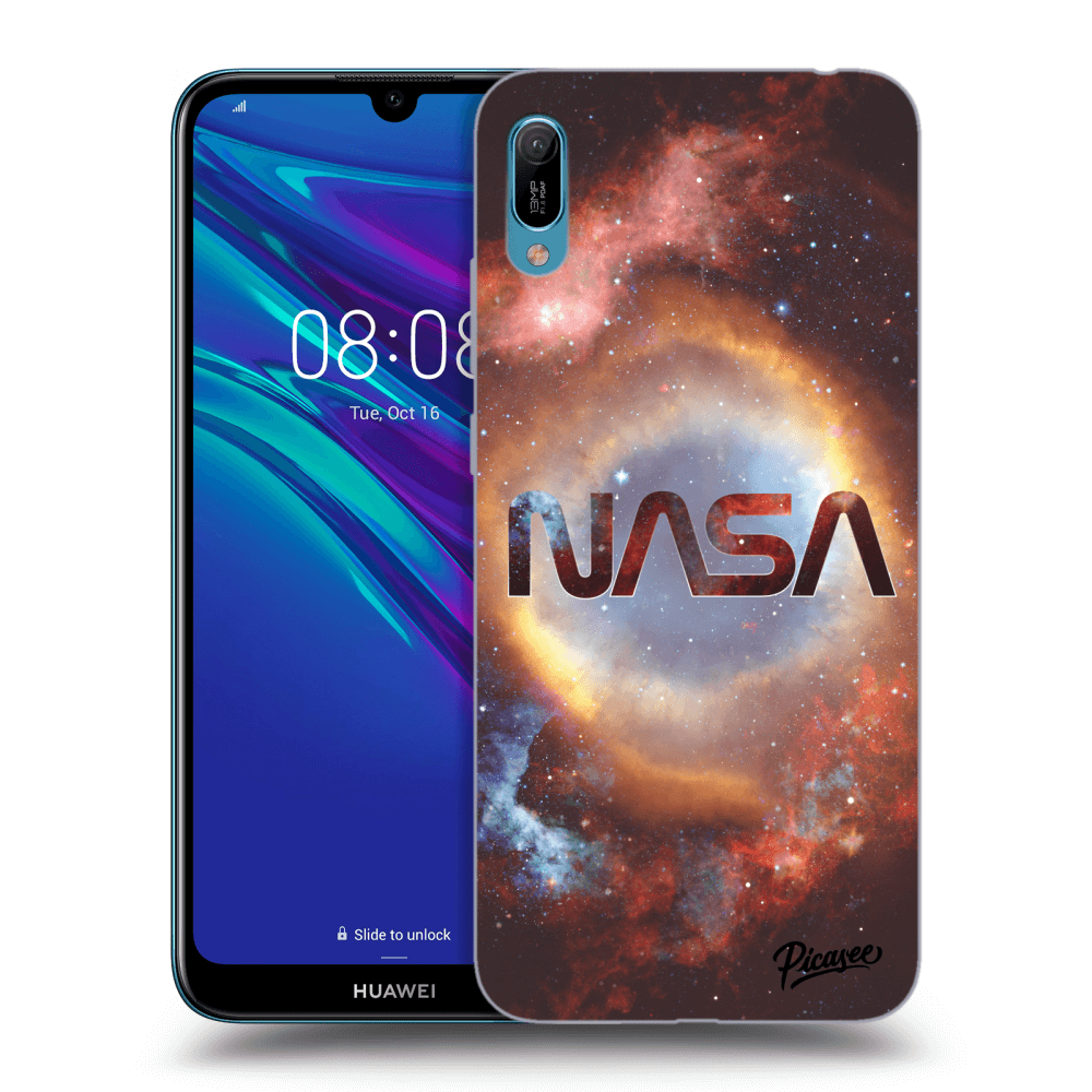 Picasee silikónový čierny obal pre Huawei Y6 2019 - Nebula