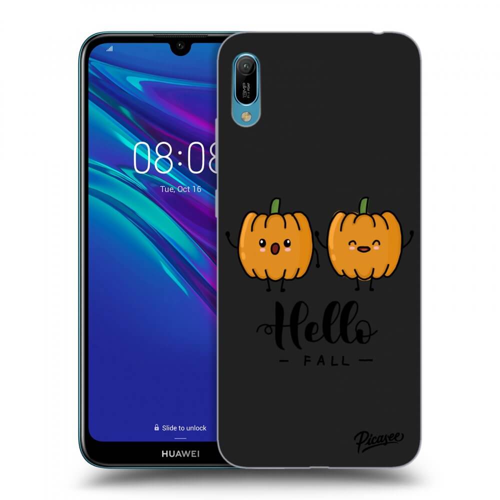 Picasee silikónový čierny obal pre Huawei Y6 2019 - Hallo Fall