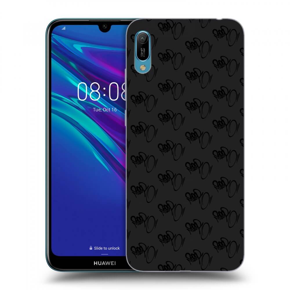Picasee silikónový čierny obal pre Huawei Y6 2019 - Separ - Black On Black 1