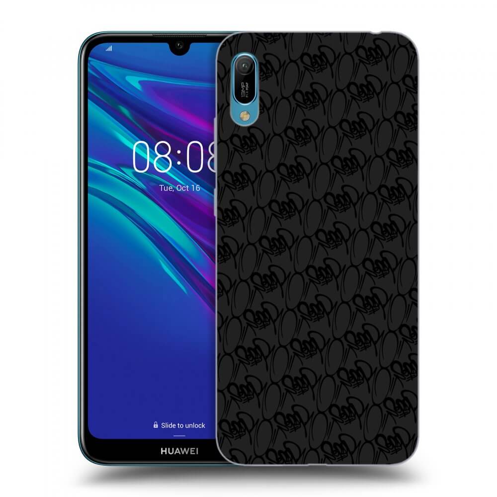 Picasee silikónový čierny obal pre Huawei Y6 2019 - Separ - Black On Black 2