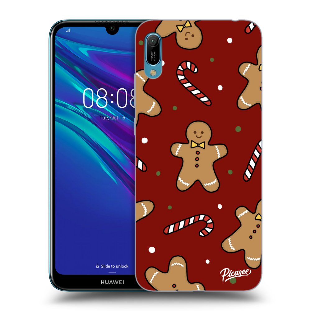 Picasee silikónový prehľadný obal pre Huawei Y6 2019 - Gingerbread 2