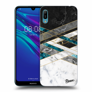 Picasee ULTIMATE CASE pro Huawei Y6 2019 - Black & White geometry