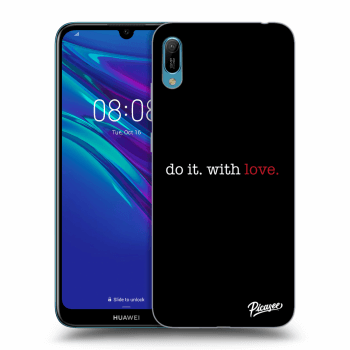 Picasee silikónový čierny obal pre Huawei Y6 2019 - Do it. With love.
