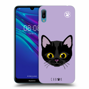 Picasee silikónový čierny obal pre Huawei Y6 2019 - Chybí mi kočky - Fialová