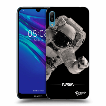 Picasee silikónový čierny obal pre Huawei Y6 2019 - Astronaut Big